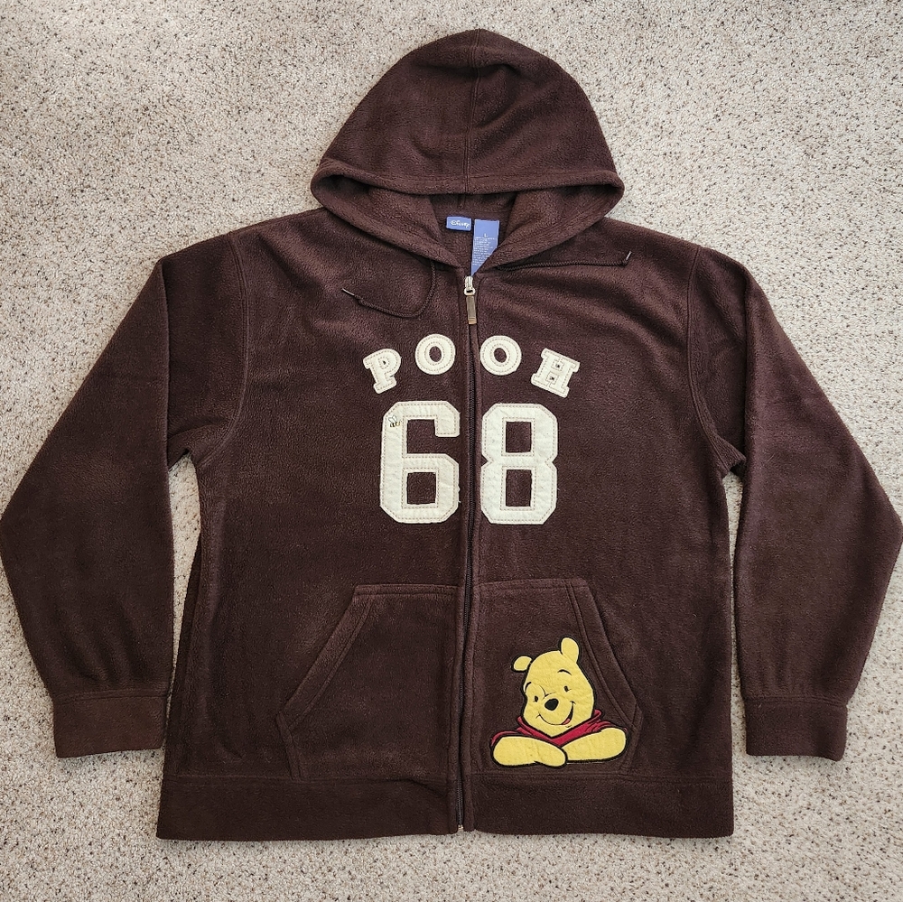 Disney Y2k Winnie the Pooh fleece jacket